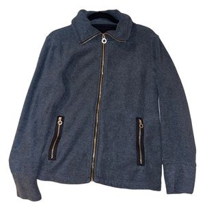 Women’s Calvin Klein Dark Gray Zip Up Jacket Medium